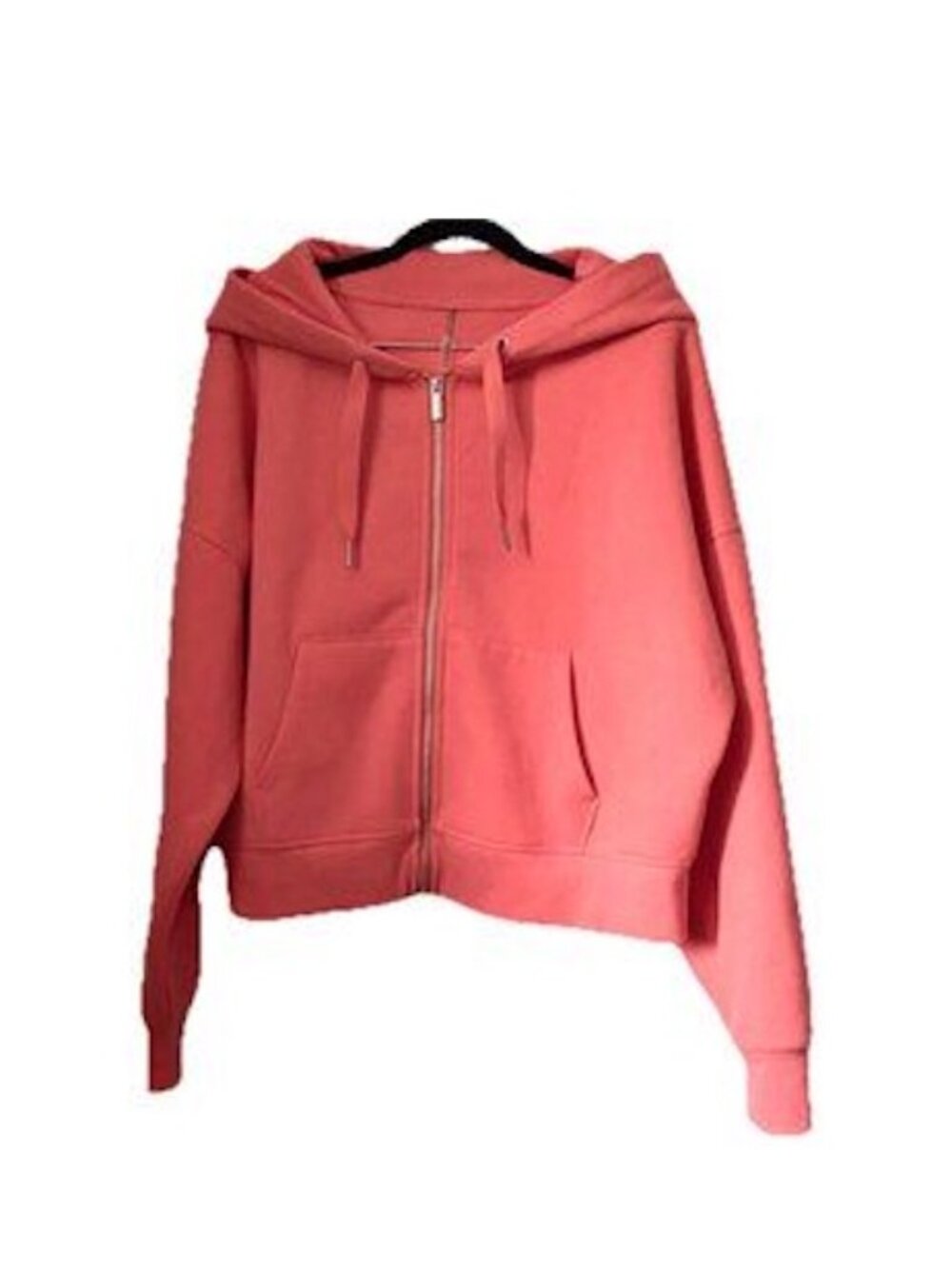 Calvin Klein Hoodie Heavyweight Sweatshirt Zip Oversized Women's XL  NEW